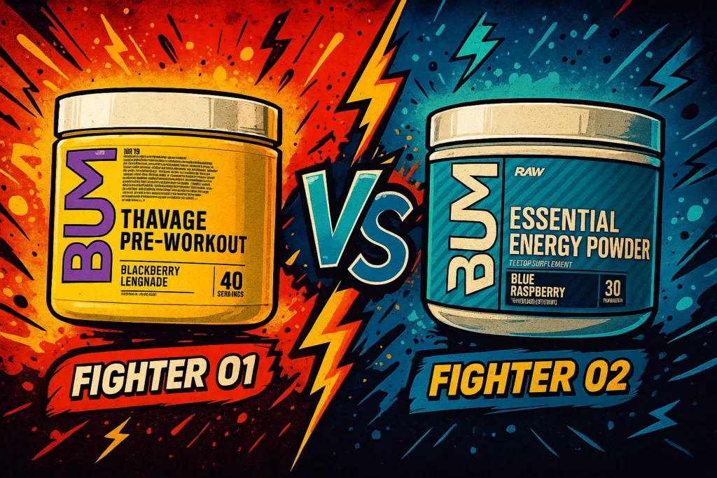 CBUM Pre Workout Review: Thavage vs Essential, Which is Better from RAW Brand