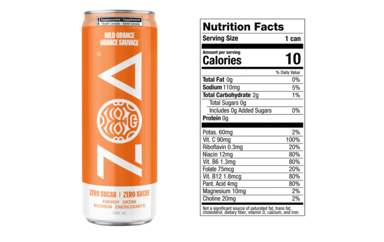 Zoa Energy Drink Review: Caffeine Content, Key Ingredients,