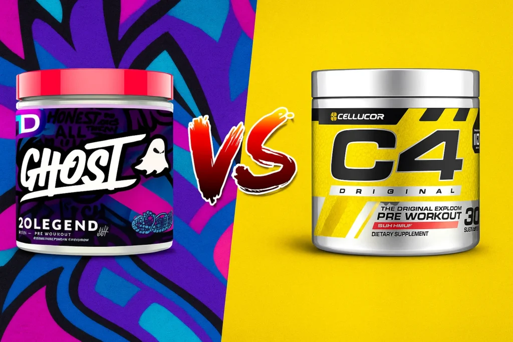 c4 vs ghost pre workout