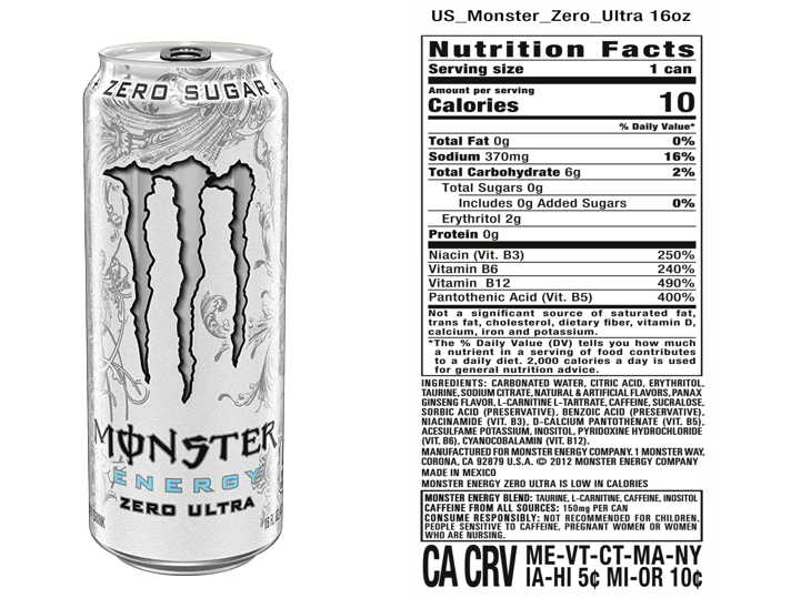 best energy drink for workout without sugar