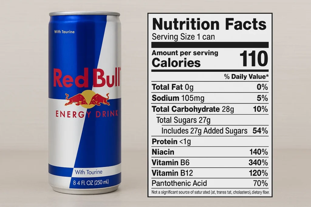 Red Bull Energy Drink Ingredients