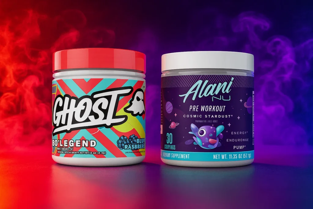 Alani Nu vs Ghost Pre Workout