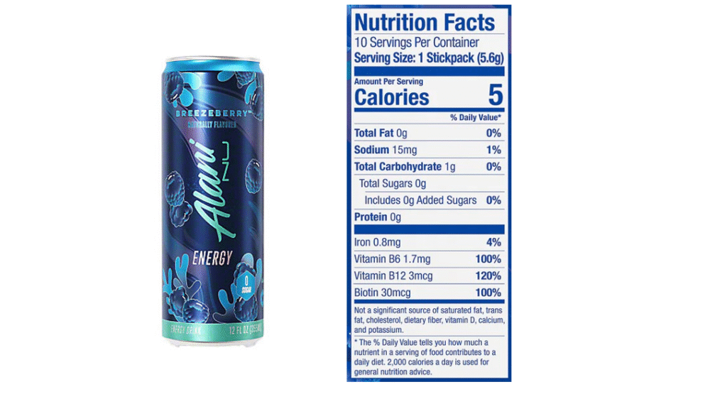 alani nutrition facts