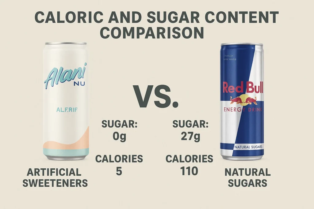 Alani Nu vs Red Bull Calories