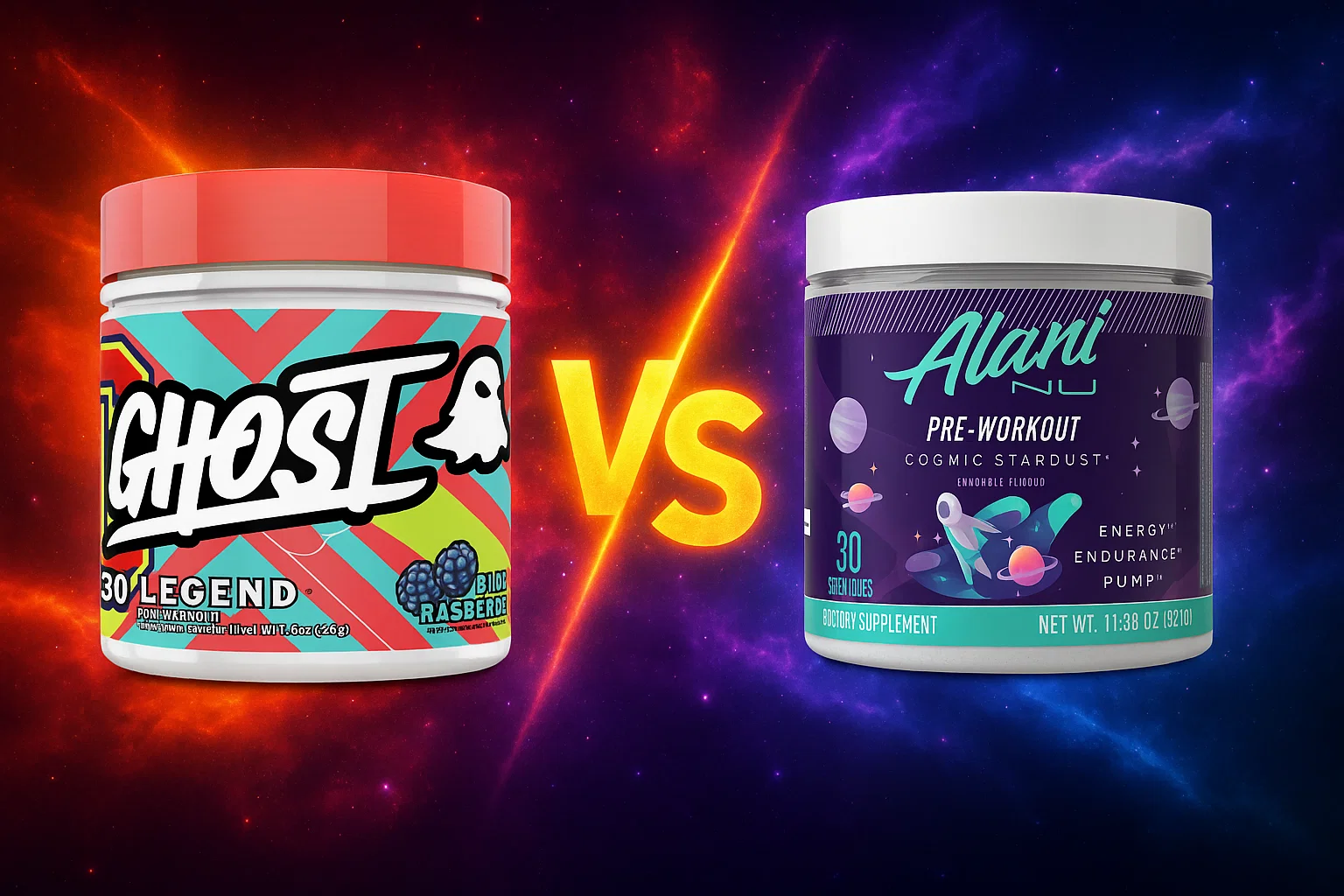 ghost vs alani nu pre workout