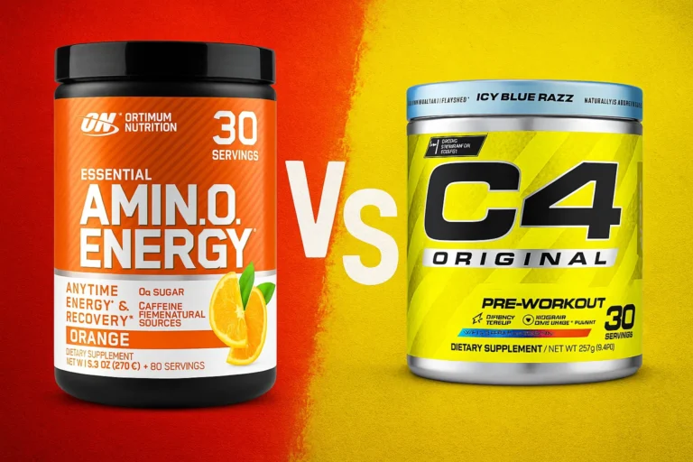 amino energy vs C4 pre workout