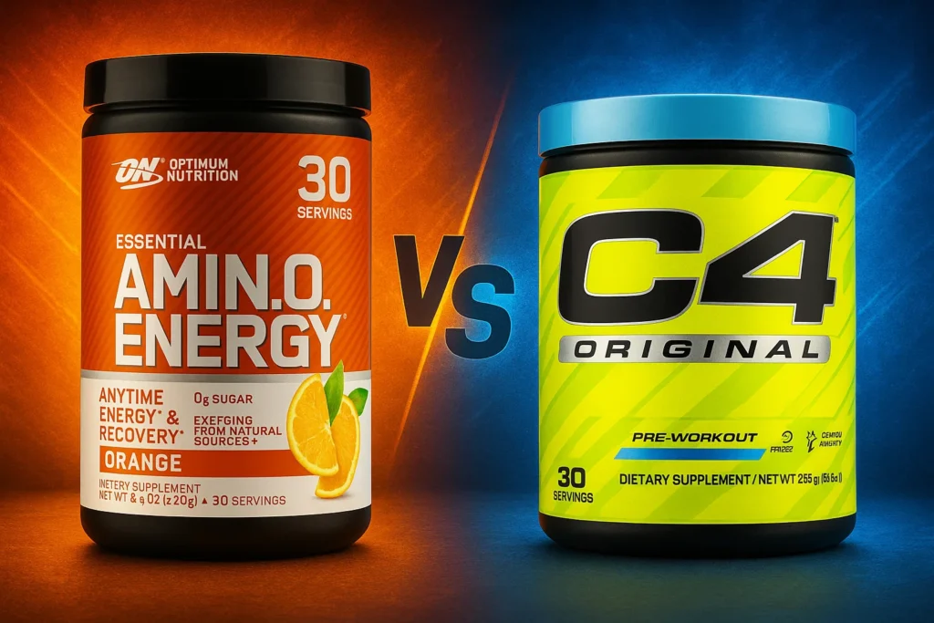 ON Amino Energy vs C4 Pre-Workout