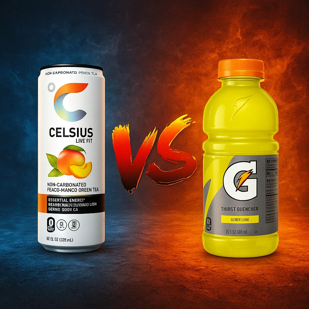 celsius vs gatorade