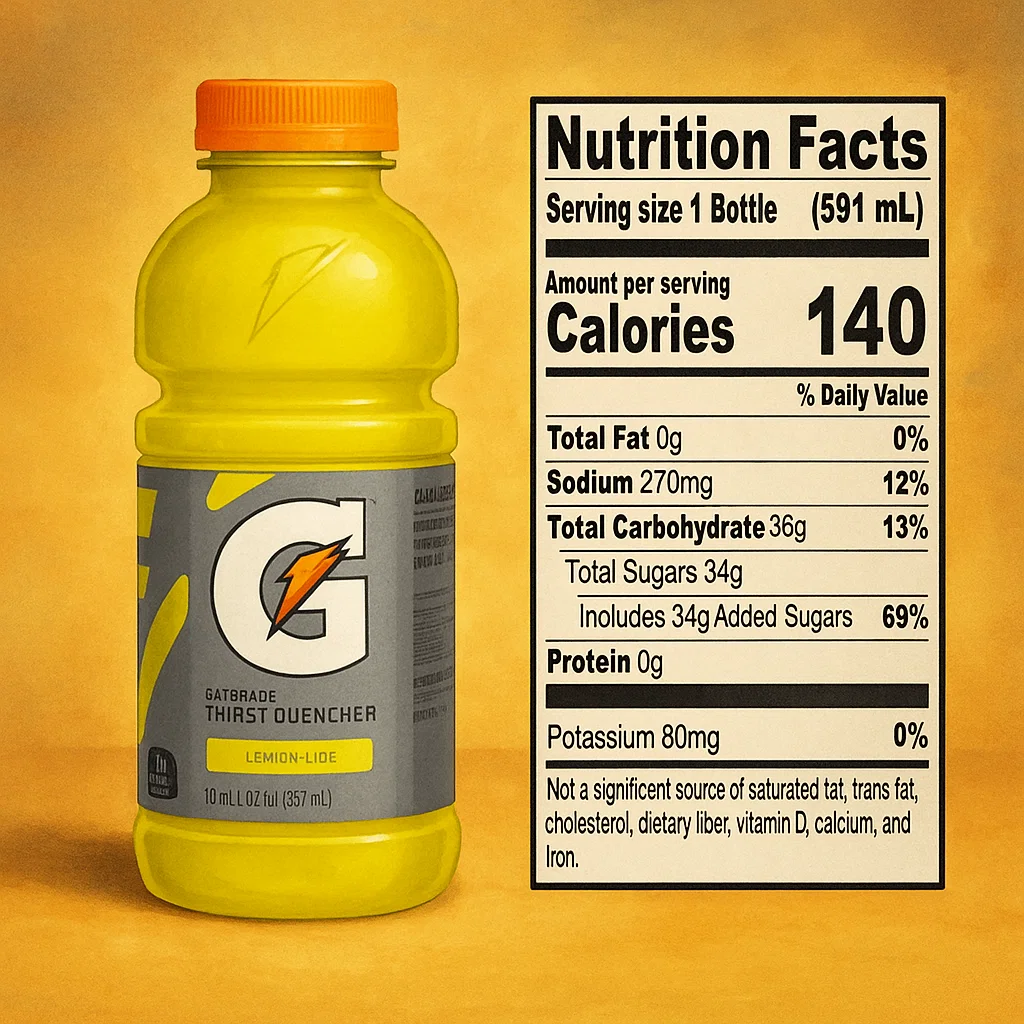 gatorade Ingredients