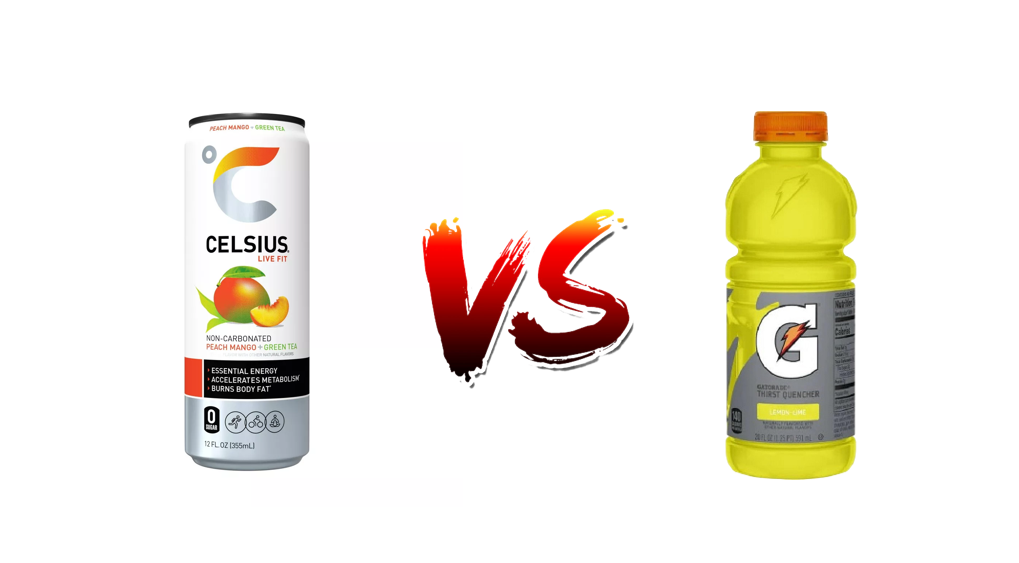gatorade vs celsius energy drink