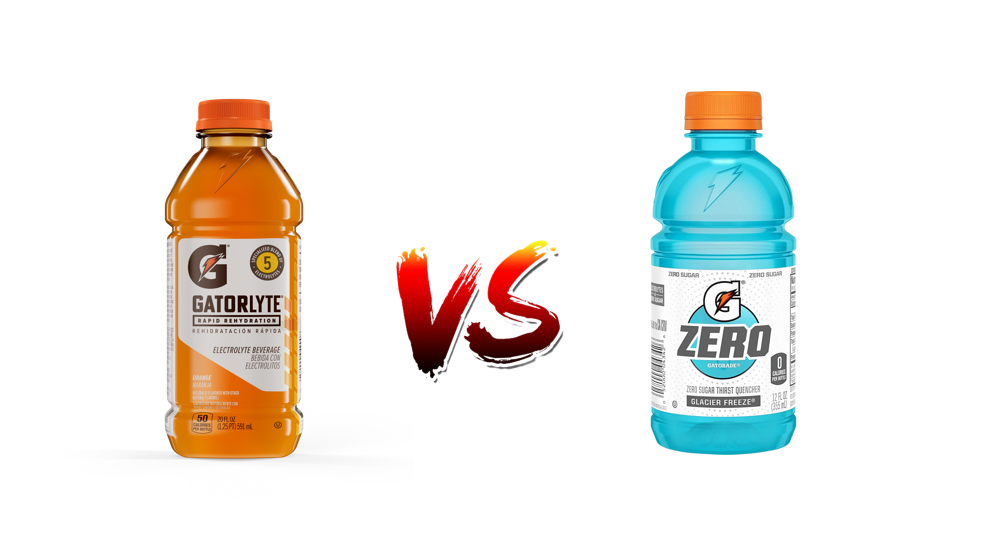 Gatorlyte vs Gatorade Zero