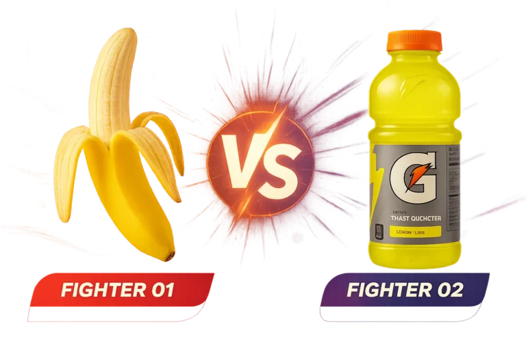 potassium in gatorade vs banana