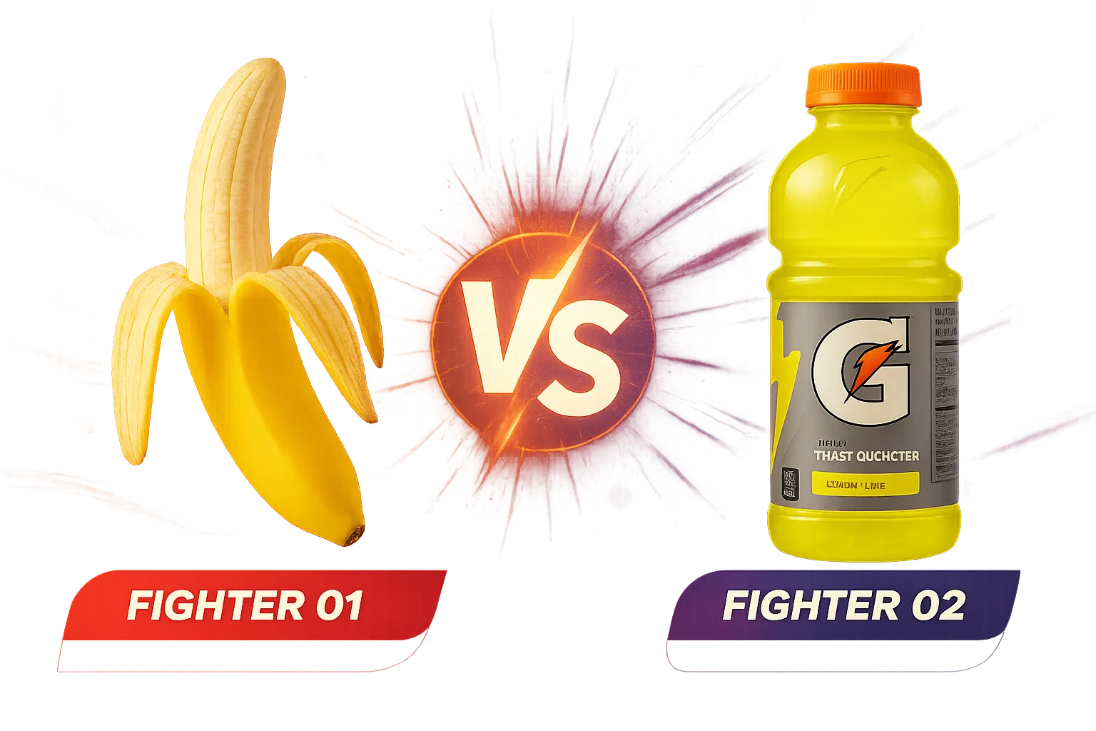 potassium in gatorade vs banana