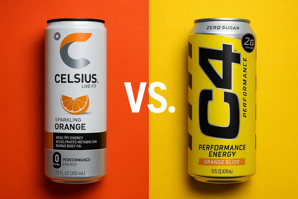 C4 vs Celsius Energy Drink