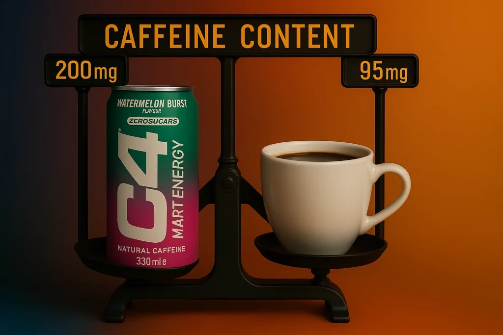 C4 smart energy caffeine content​