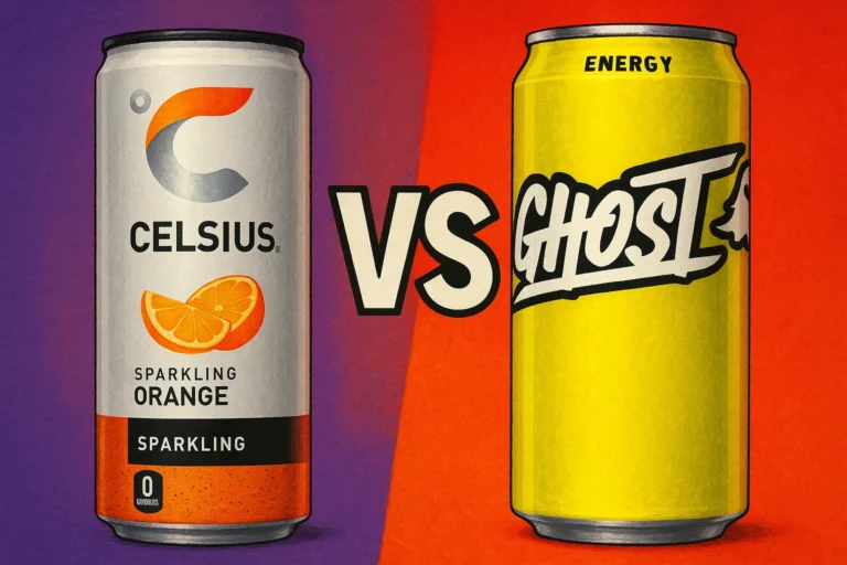 Ghost Energy vs Celsius energy drink
