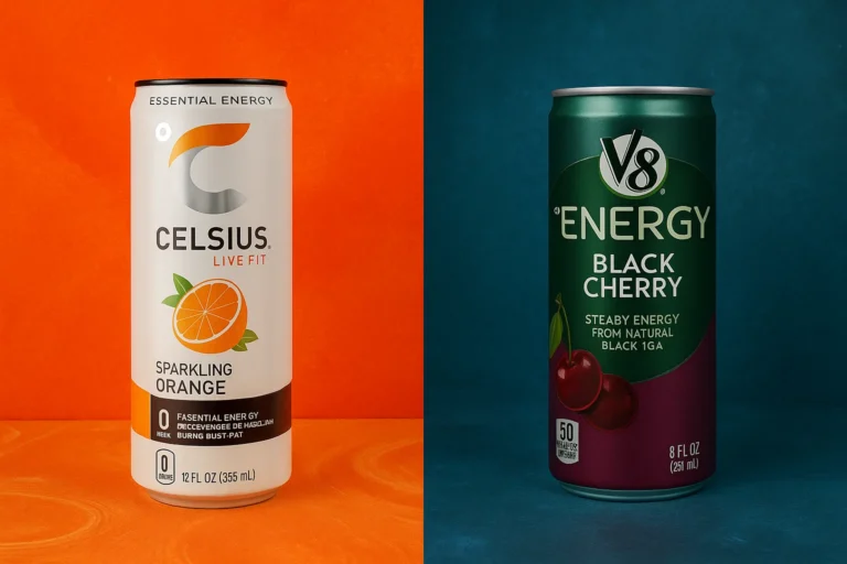 celsius vs v8 energy​ drink