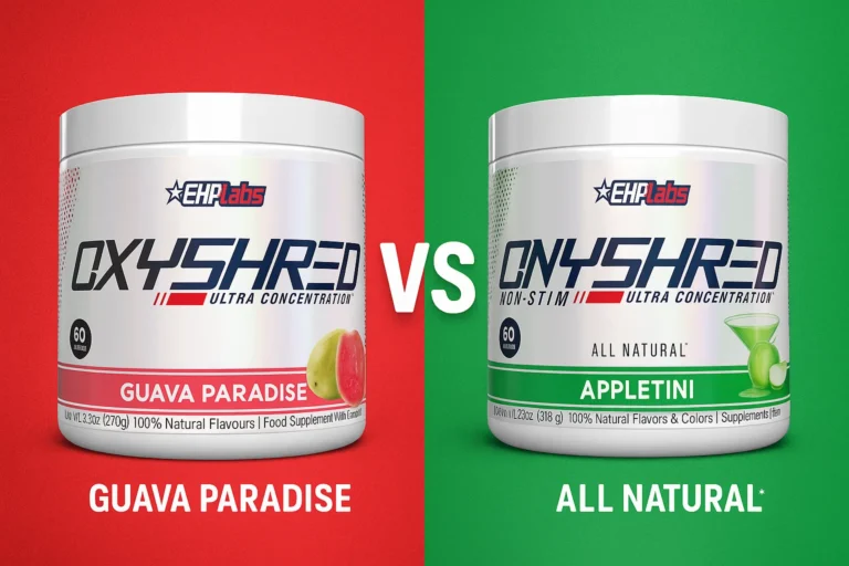 Oxyshred Stim vs Non-Stim