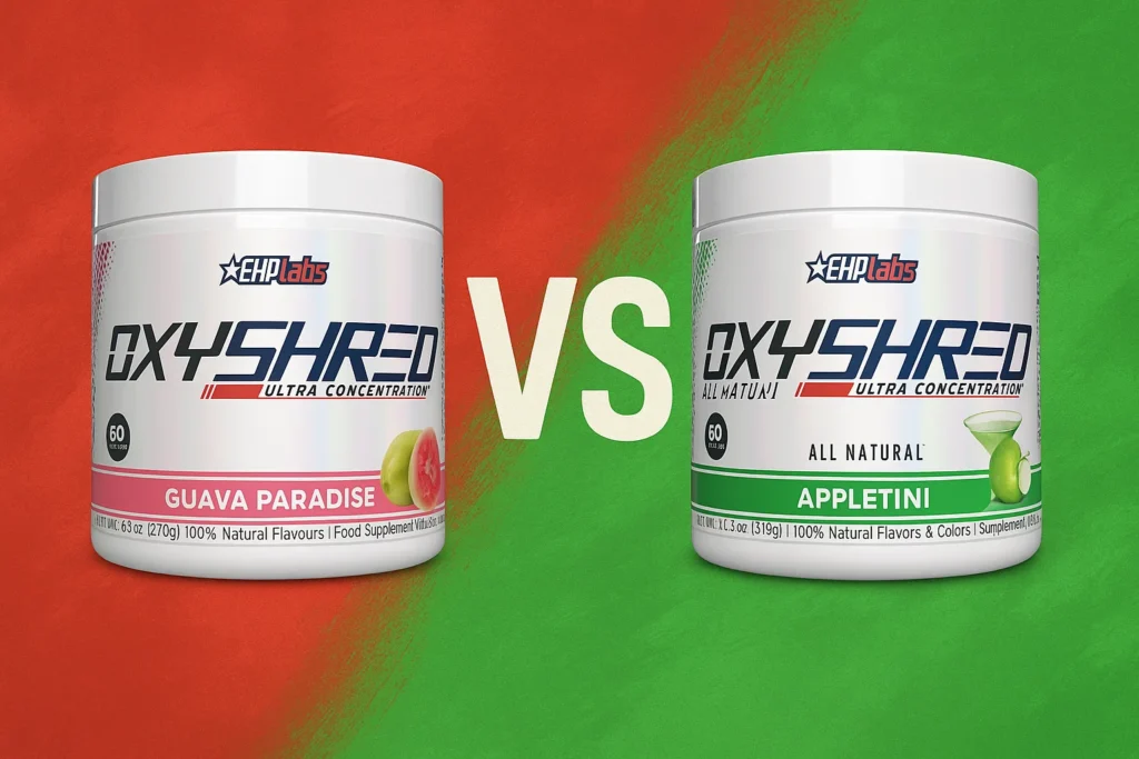 Oxyshred Stim vs Non-Stim