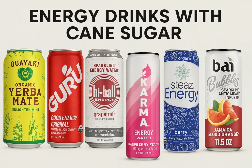 Top 7 Energy Drinks with Cane Sugar
