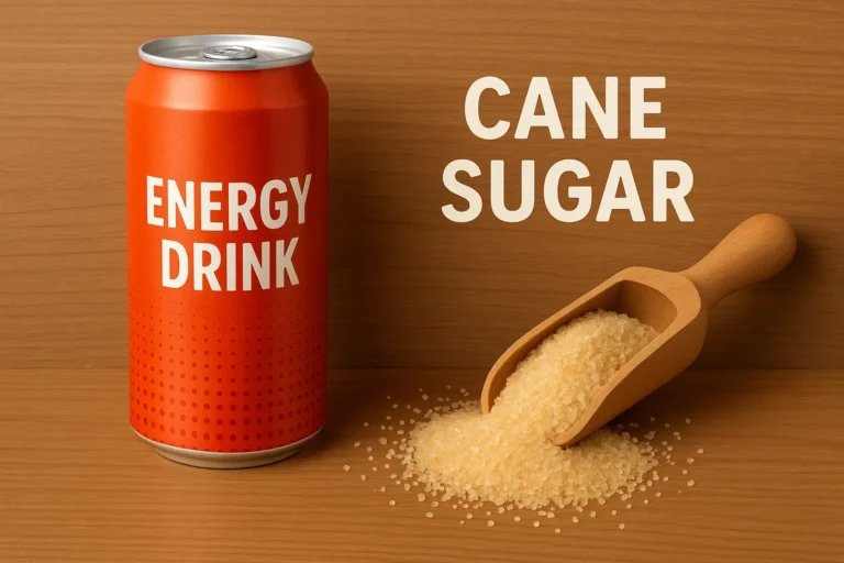 Top 7 Energy Drinks with Cane Sugar for a Clean Boost