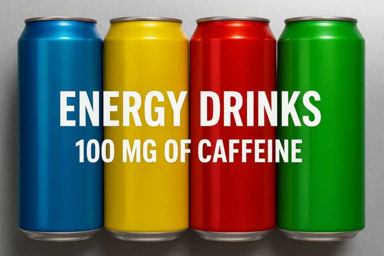 Top Energy Drinks With 100 mg of Caffeine