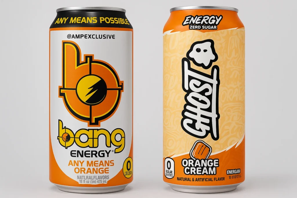 Bang vs Ghost Energy Drink