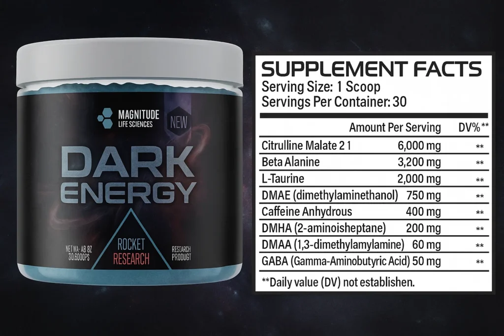 Dark Energy Pre Workout Review