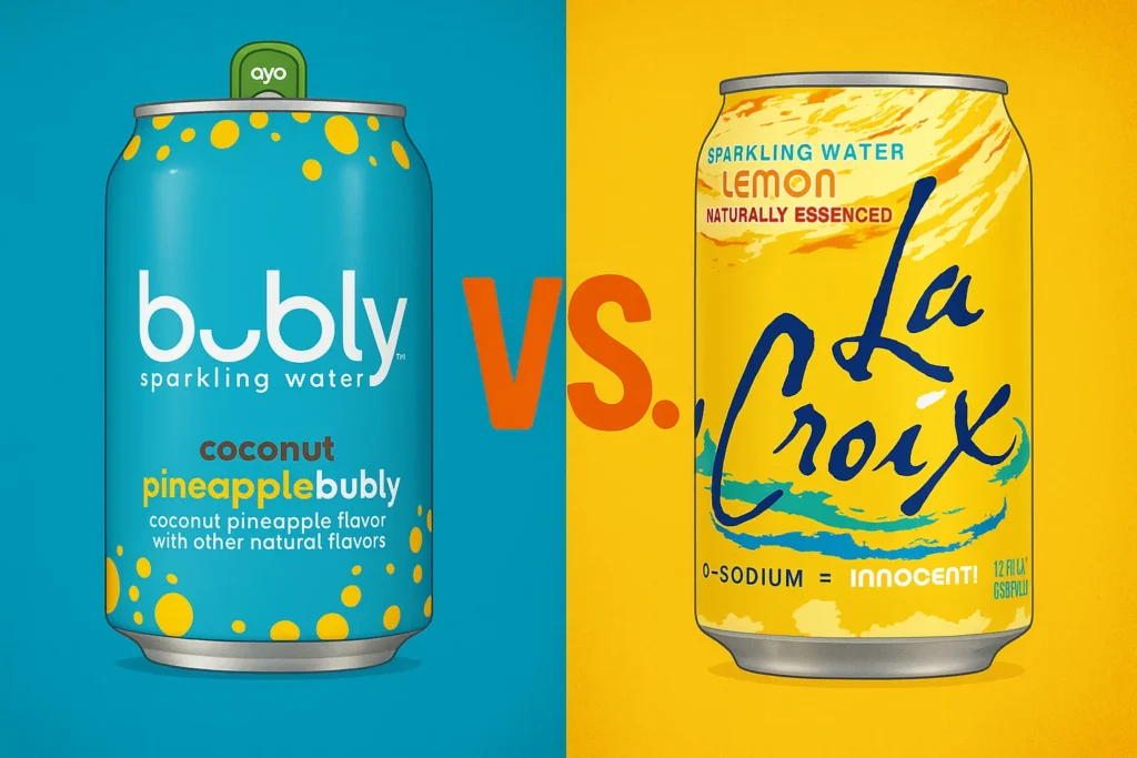 Bubly vs La Croix sparkling water