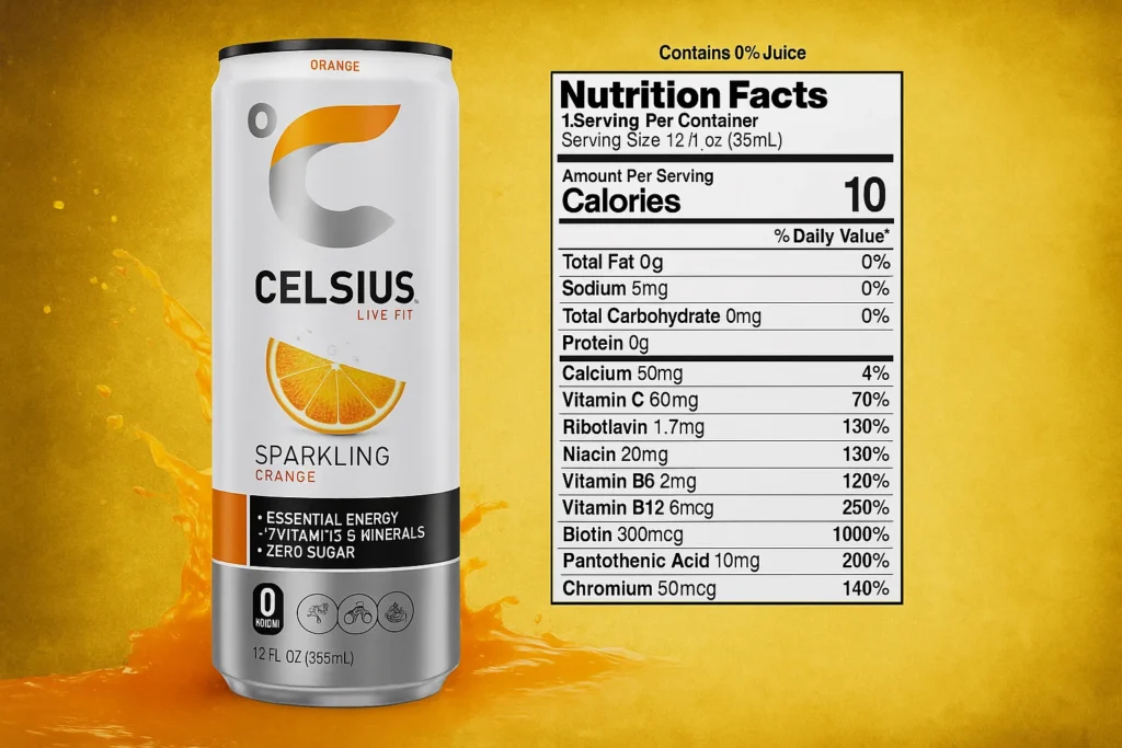 Celsius Energy Drink Ingredients