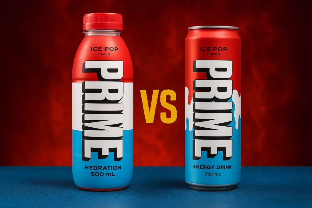 Prime Hydration Drink vs Prime Energy Drink