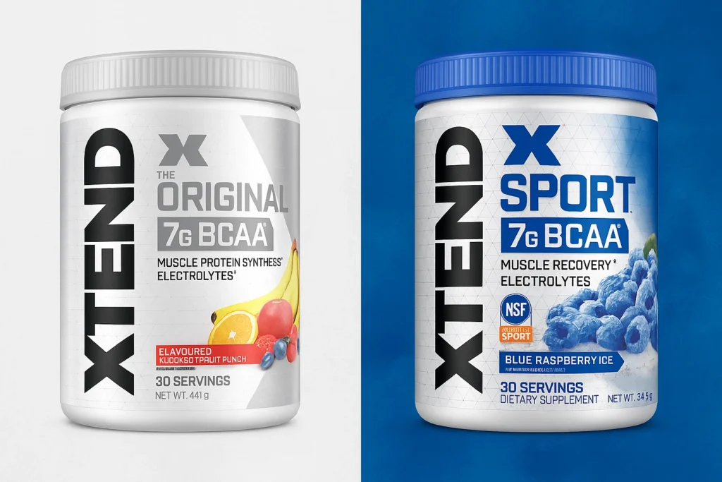 Xtend BCAA Original vs Sport