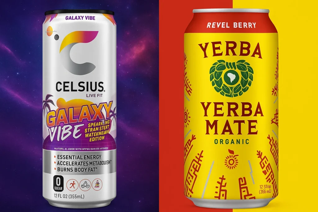 celsius vs yerba mate