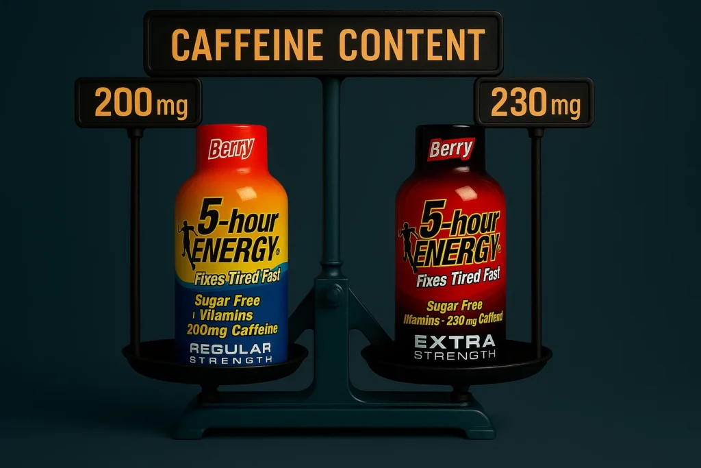 5 hour energy caffeine content​