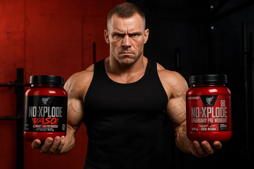 BSN No Xplode Vaso vs No Xplode Legendary