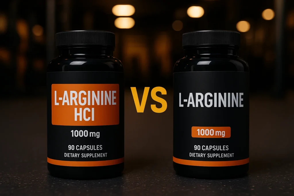 L-Arginine HCl vs L-Arginine