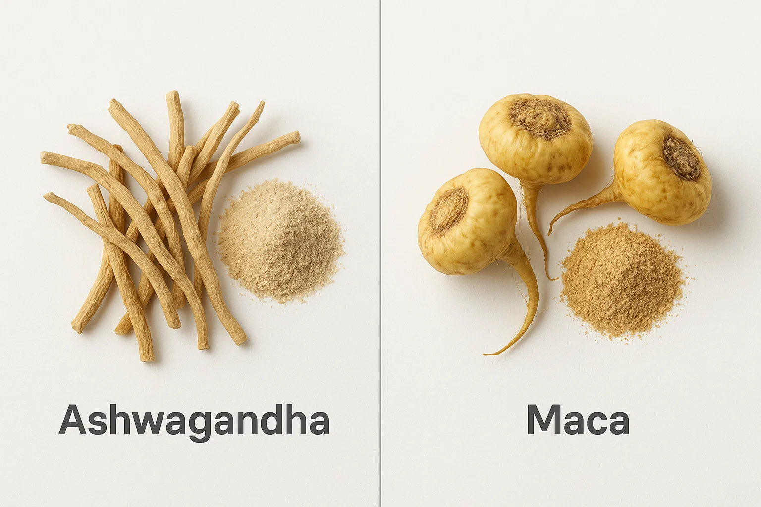 Ashwagandha vs Maca for Testo