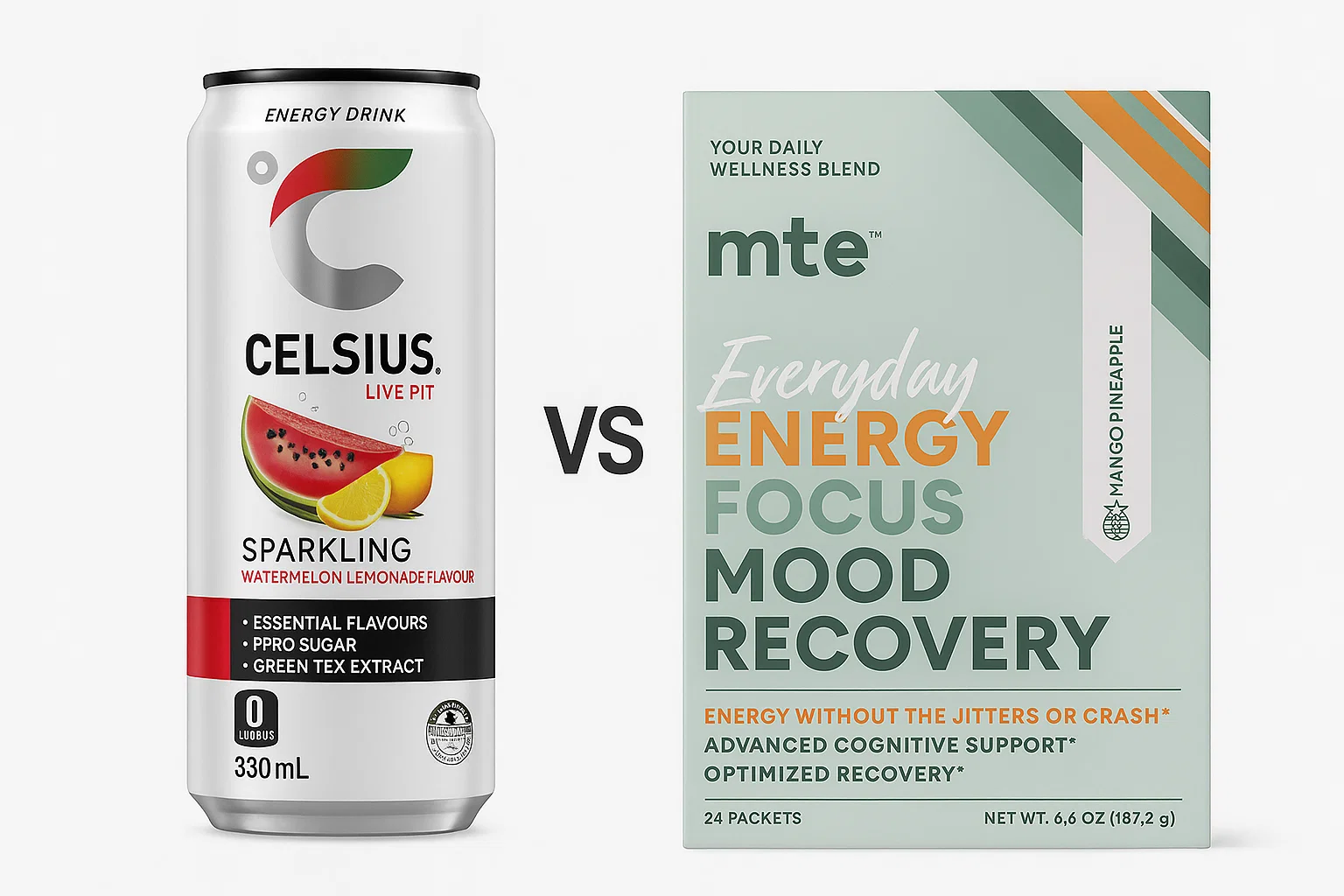 MTE Energy Drink vs Celsius