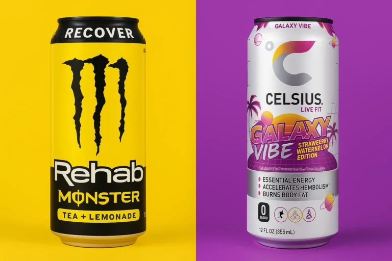 Monster Rehab vs Celsius