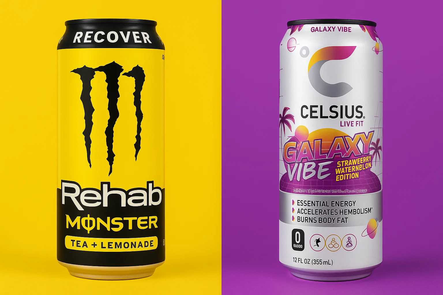 Monster Rehab vs Celsius