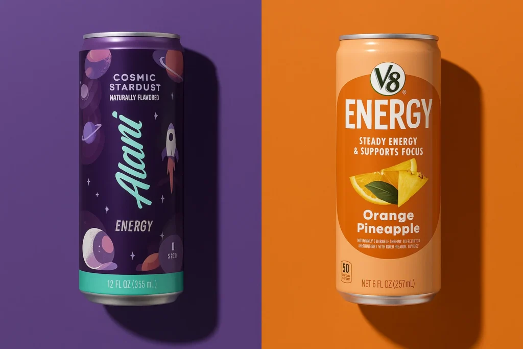 V8 Energy vs Alani nu