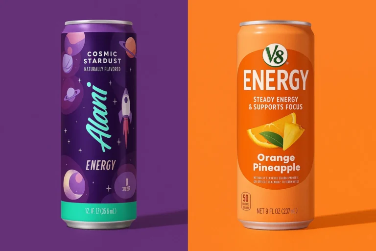 alani vs V8 energy