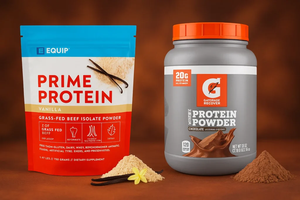 Prime vs Gatorade Protein