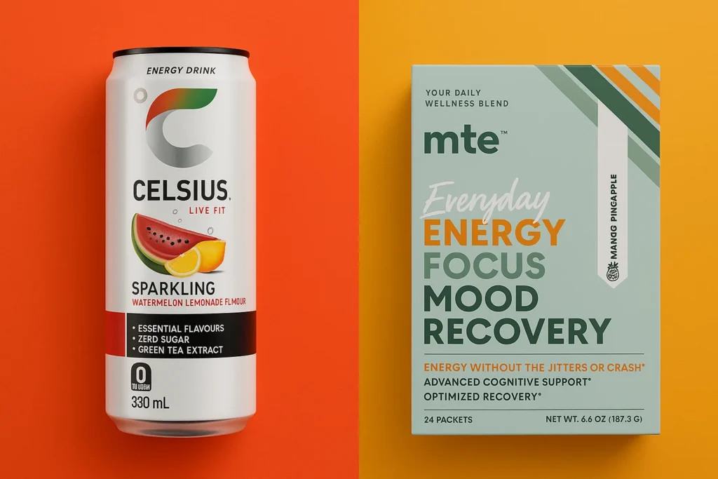 MTE Energy Drink vs Celsius