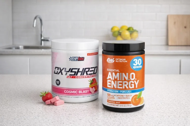 Amino Energy vs OxyShred: Which One Is Right for You?