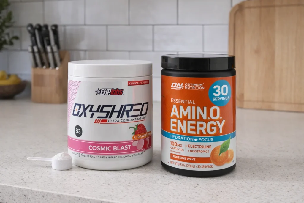Amino Energy vs OxyShred