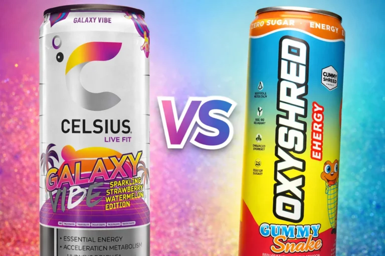 OxyShred vs Celsius Energy Drink: Ingredients, Caffeine, Fat Burning & Performance Compared
