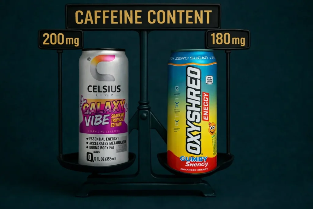 oxyshred caffeine content