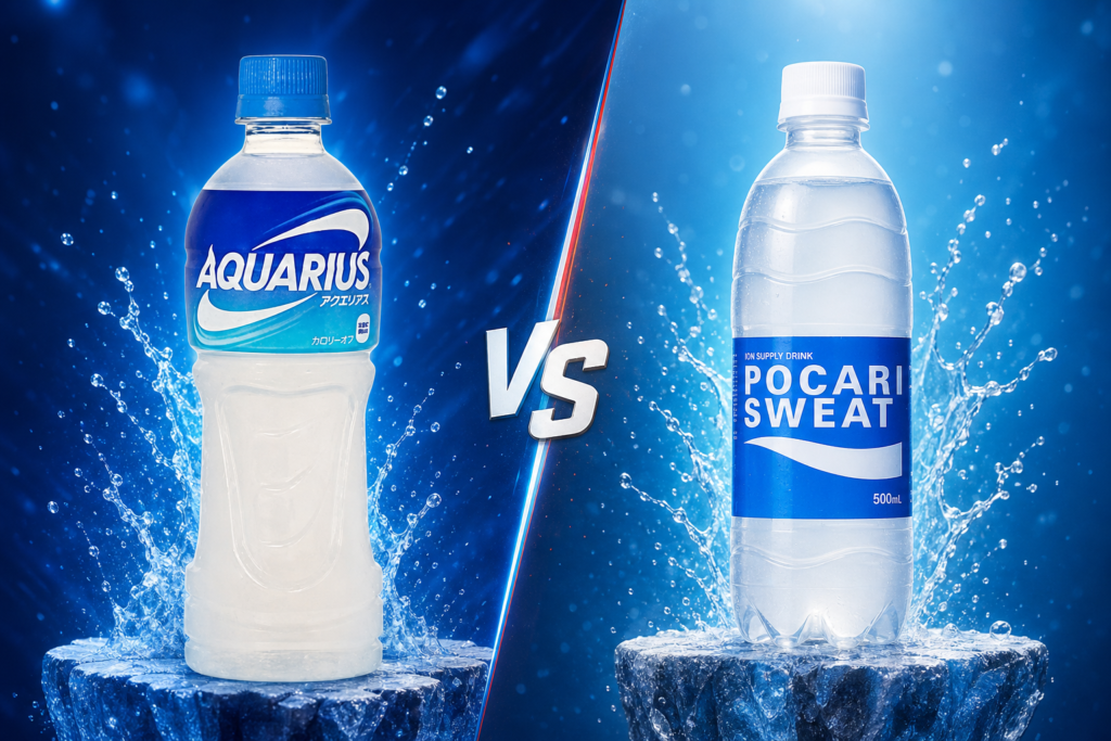 Pocari Sweat vs Aquarius