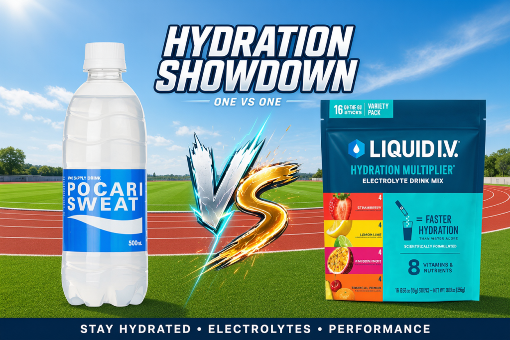 Pocari Sweat vs Liquid IV